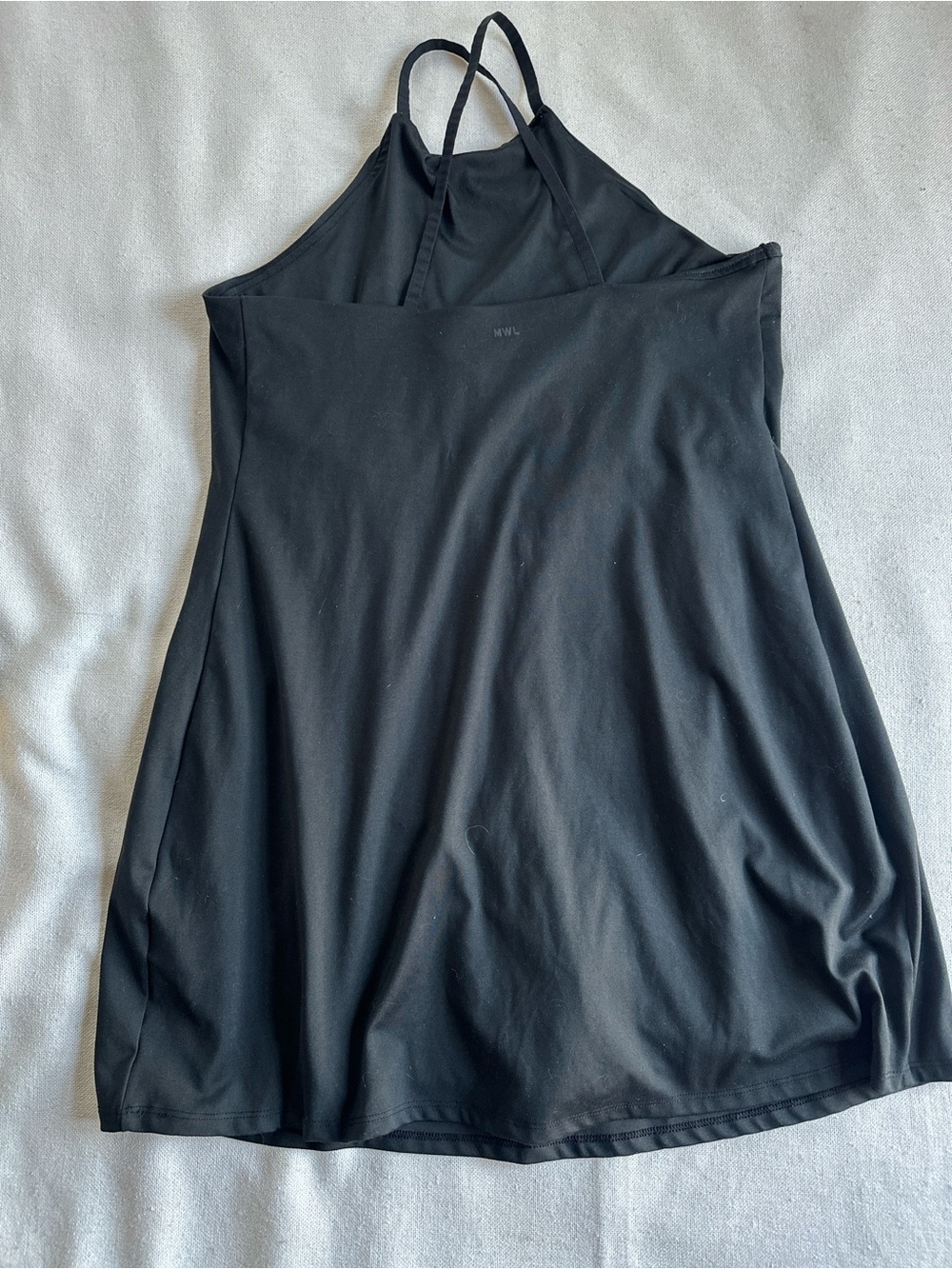 Madewell MWL Flex Fitness Dress in True Black | L - Picture 4 of 12